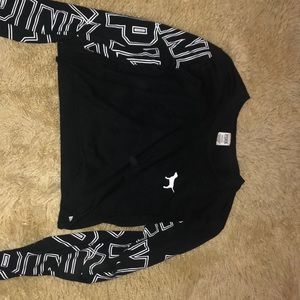 Crop PINK long sleeve